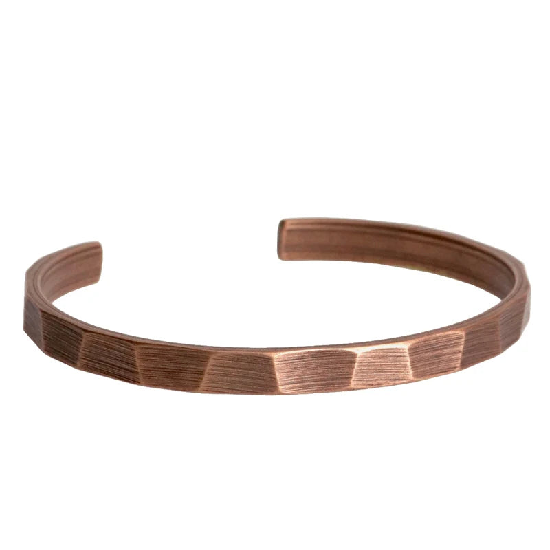 The Forge Cuff — Handmade Pure Copper Bracelet