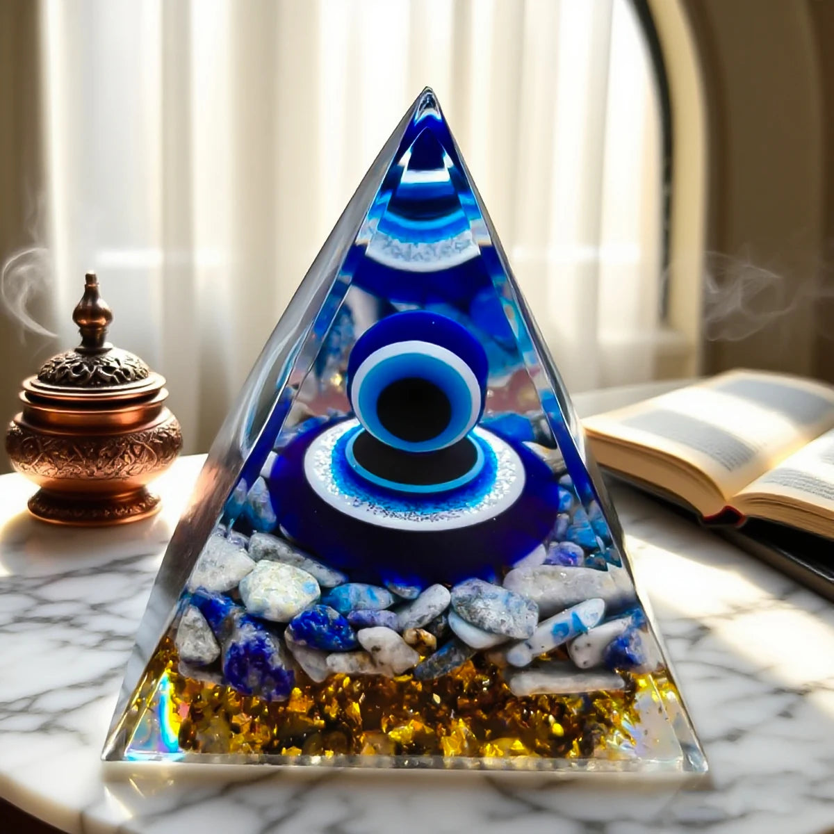 Crystal Orgone Pyramid