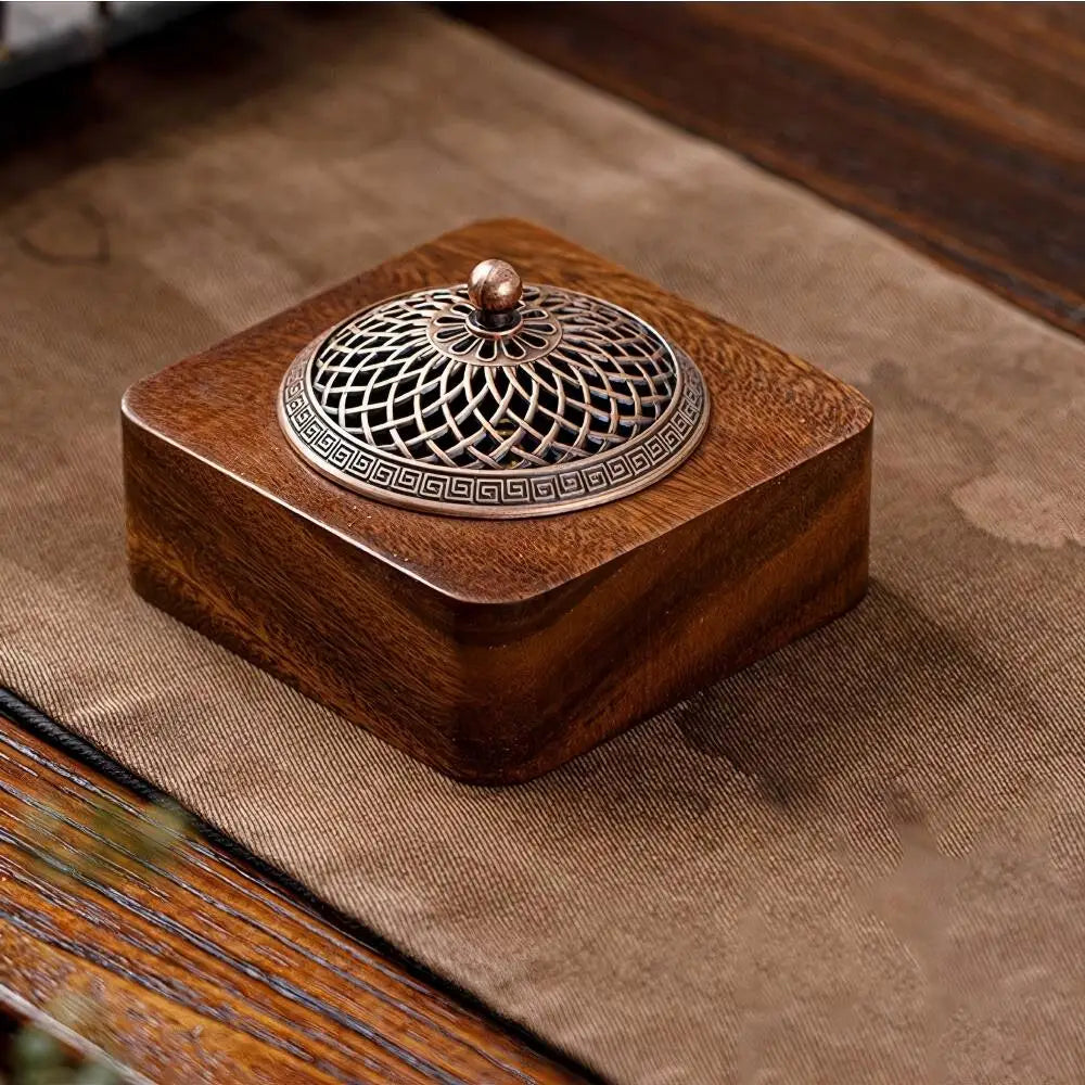 Sacred Wood Incense Tray