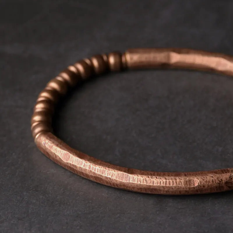 The Hammer Cuff — Handmade Pure Copper Bracelet
