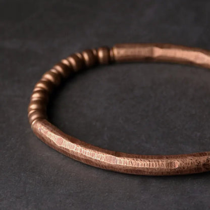 The Hammer Cuff — Handmade Pure Copper Bracelet