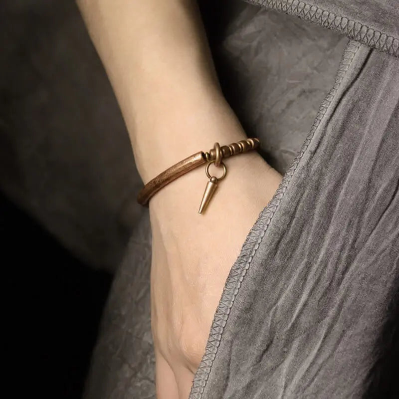 The Hammer Cuff — Handmade Pure Copper Bracelet