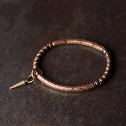 The Hammer Cuff — Handmade Pure Copper Bracelet