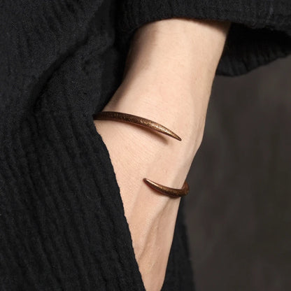 The Forge Couple Cuff — Handmade Pure Copper Bracelet
