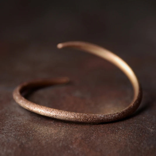 The Forge Couple Cuff — Handmade Pure Copper Bracelet