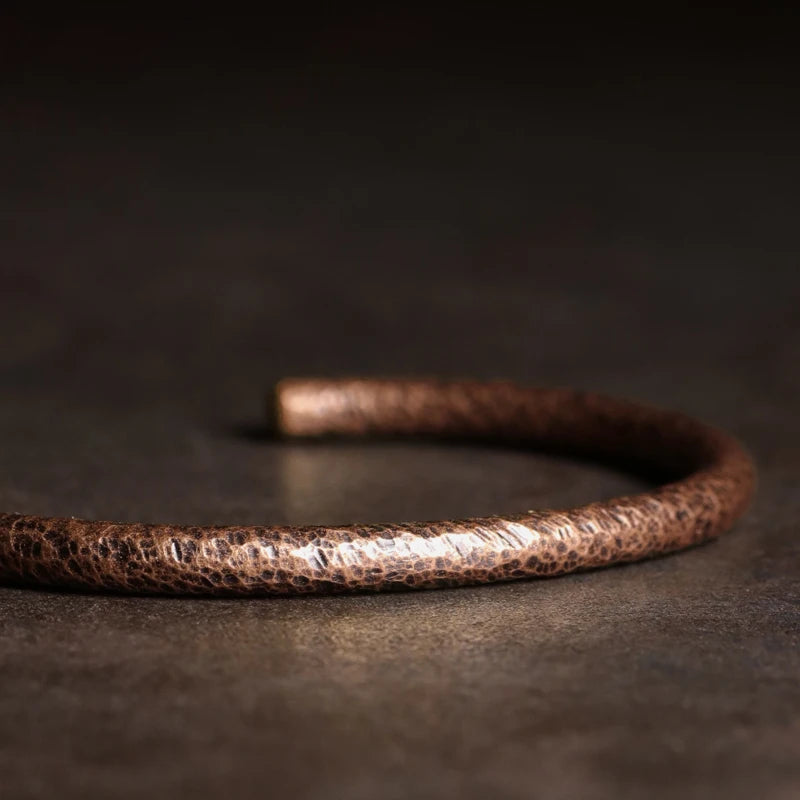 The Couple Cuff — Handmade Copper Bracelet & Ring Set