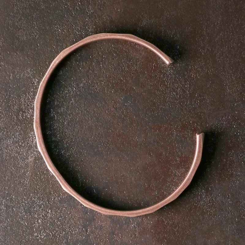 The Forge Cuff — Handmade Pure Copper Bracelet