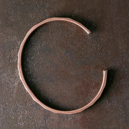 The Forge Cuff — Handmade Pure Copper Bracelet