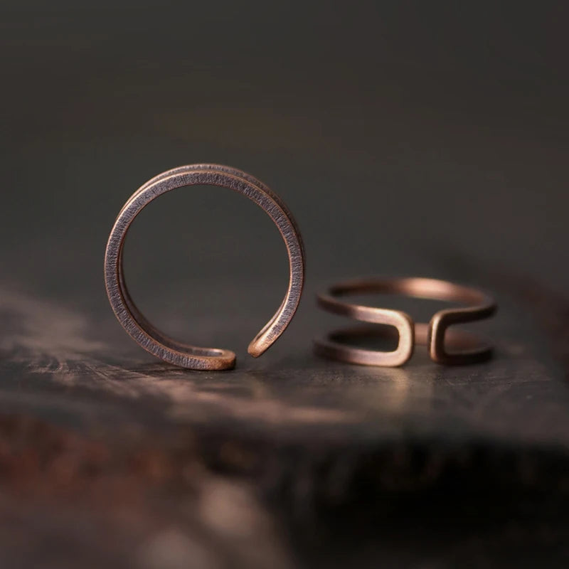 The Bark Ring — Handmade Pure Copper Ring