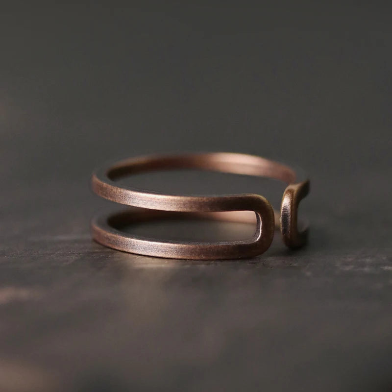 The Bark Ring — Handmade Pure Copper Ring