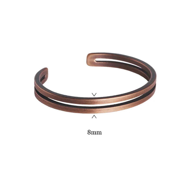 The Carve Cuff — Handmade Pure Copper Bracelet