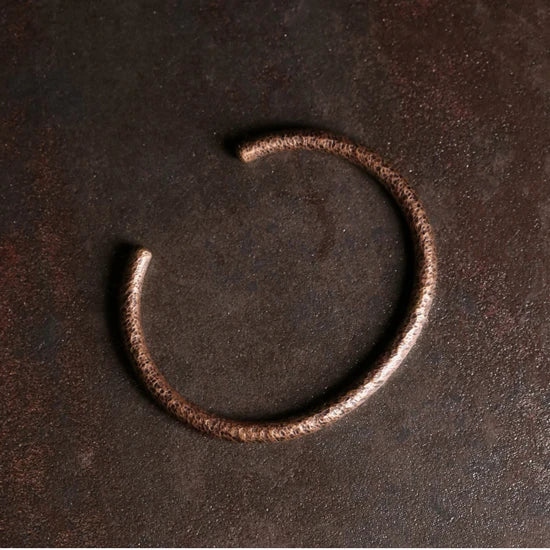 The Couple Cuff — Handmade Copper Bracelet & Ring Set