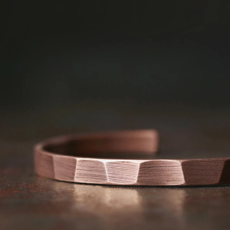 The Forge Cuff — Handmade Pure Copper Bracelet