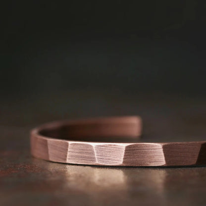 The Forge Cuff — Handmade Pure Copper Bracelet
