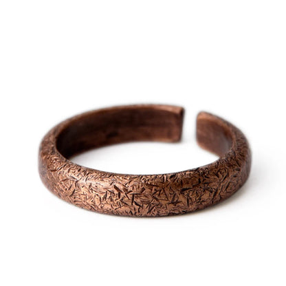 The Texture Ring — Handmade Pure Copper Ring