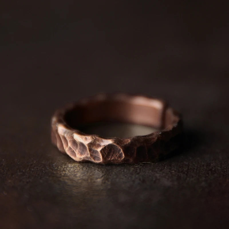 The Forge Ring — Handmade Pure Copper Ring