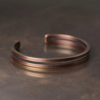 The Carve Cuff — Handmade Pure Copper Bracelet