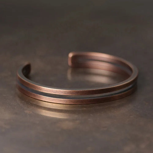 The Carve Cuff — Handmade Pure Copper Bracelet