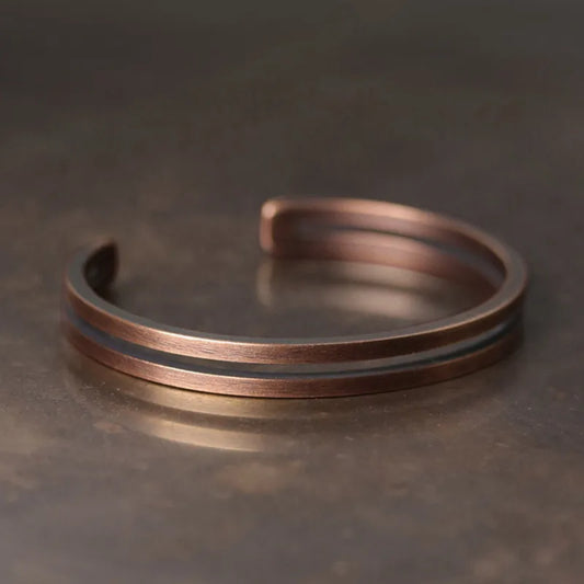 The Carve Cuff — Handmade Pure Copper Bracelet