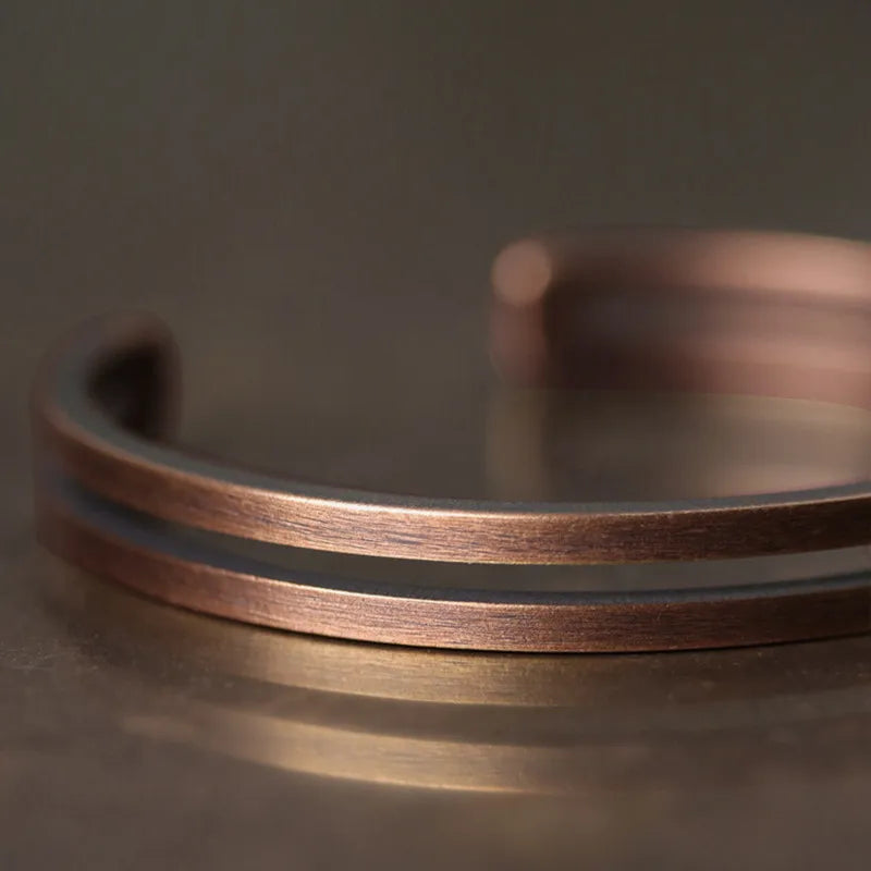 The Carve Cuff — Handmade Pure Copper Bracelet