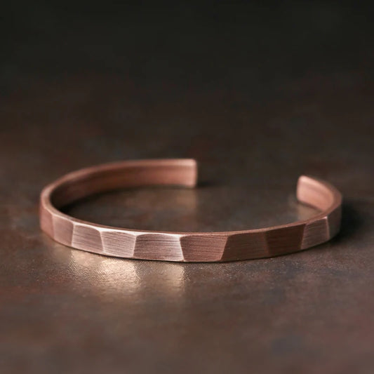 The Forge Cuff — Handmade Pure Copper Bracelet