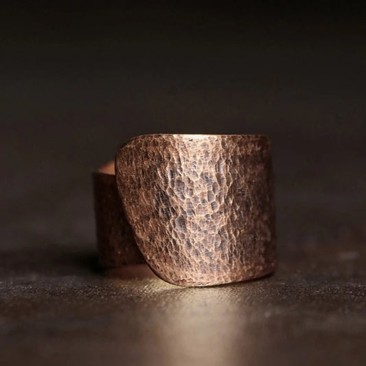 The Hammer Ring — Handmade Pure Copper Ring