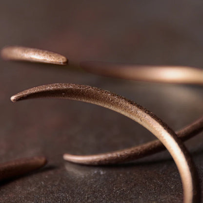 The Forge Couple Cuff — Handmade Pure Copper Bracelet