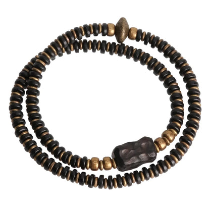 The Ebony Cuff — Handmade Ebony & Copper Bracelet
