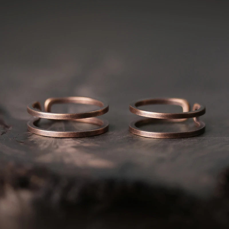 The Bark Ring — Handmade Pure Copper Ring