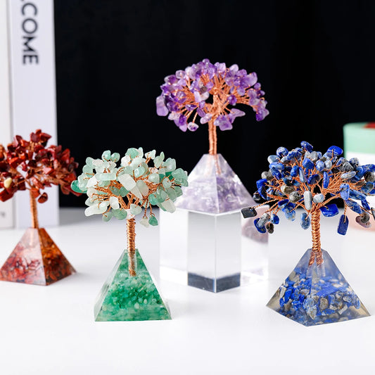 Crystal Energy Tree Pyramid