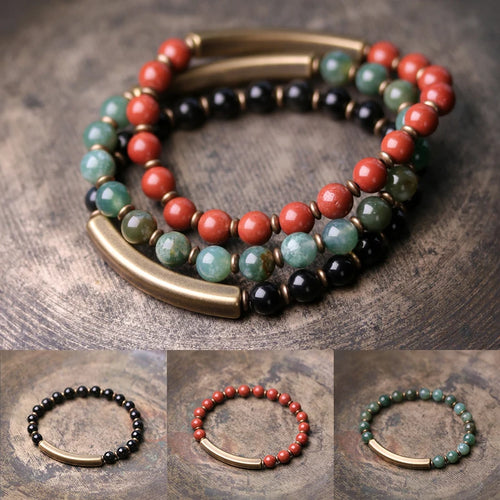 The Copper Line — Handmade Bracelet