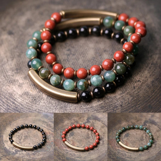 The Copper Line — Handmade Bracelet