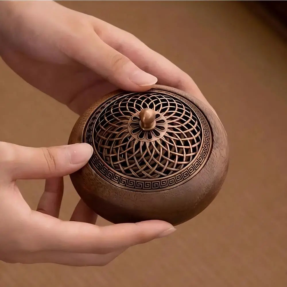 Sacred Wood Incense Tray