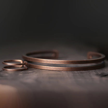 The Carve Cuff — Handmade Pure Copper Bracelet