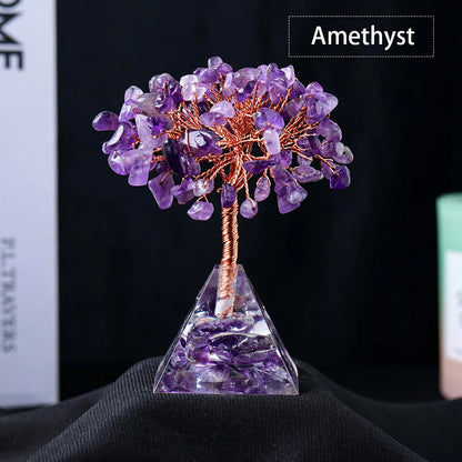 Crystal Energy Tree Pyramid