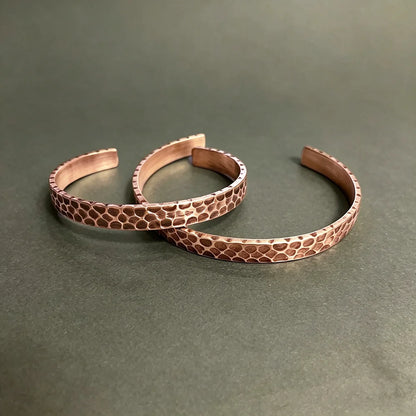 The Viking Hammer Cuff — Handmade Pure Copper Bracelet