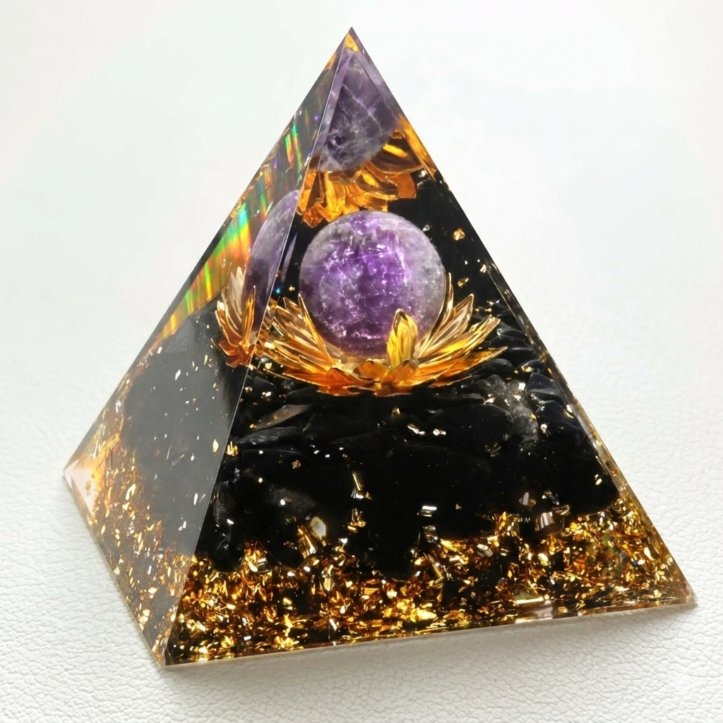 Crystal Orgone Pyramid