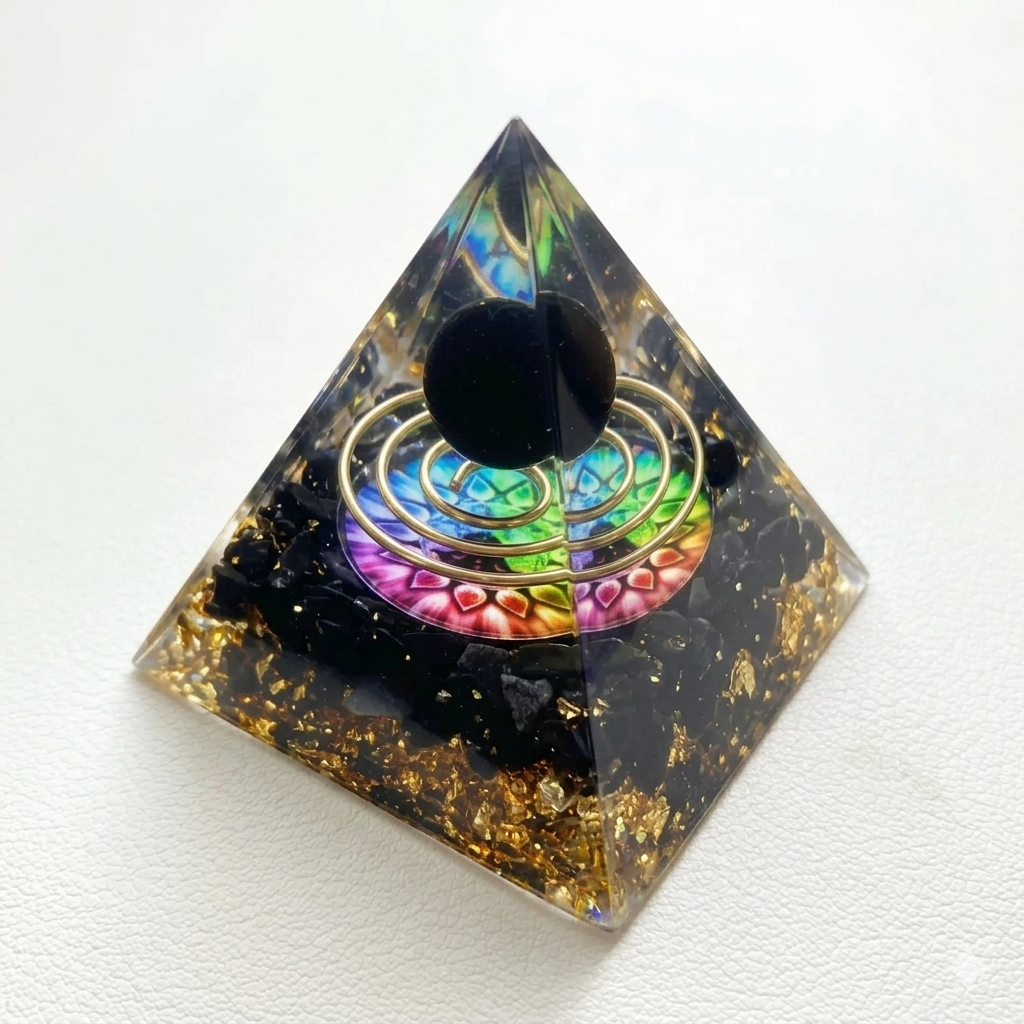 Crystal Orgone Pyramid